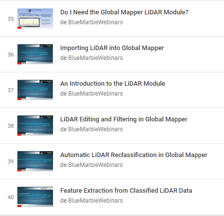 Webinars LIDAR MODULE 2